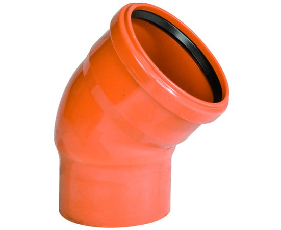 Curva Ridotta 45 ° Ad Innesto In Pvc Con Guarnizione Serie Sitech+ Ee ¸100/110 Wavin Italia S.P.A.