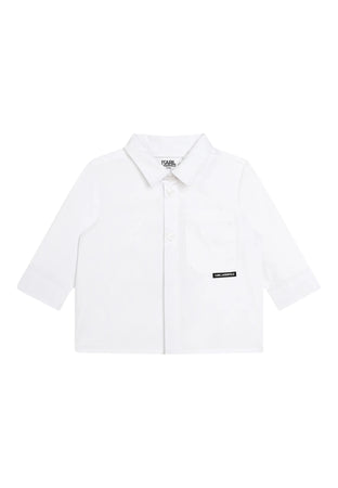KARL LAGERFELD Completo Bambino unisex Karl Lagerfeld Set camicia e pantalone da bambino