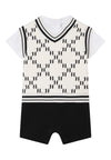 KARL LAGERFELD Completo Bambino unisex Karl Lagerfeld Tutina da cerimonia 3-in-1 da bambino