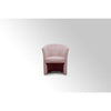 Poltrona Imbottita da Interno Legno Belize N-Enjoy in tessuto cm. 64x63x76H