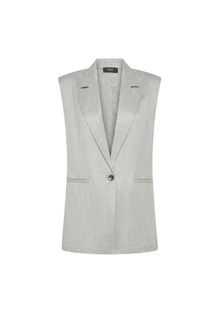 SEVENTY Gilet Donna Seventy lurex smanicato da donna