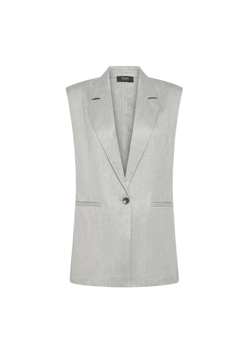 SEVENTY Gilet Donna Seventy lurex smanicato da donna