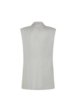 SEVENTY Gilet Donna Seventy lurex smanicato da donna