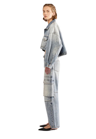 ERIKA CAVALLINI Giacchino Donna denim chiaro da donna