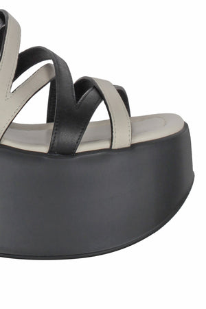 VIC MATIE Vic Matie - Sandali - 430277 - Panna/Nero da donna