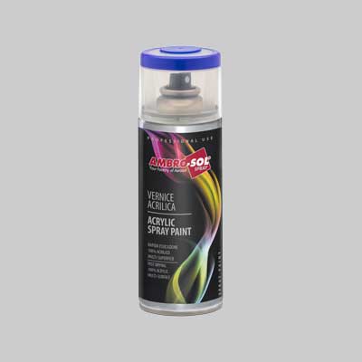 Bomboletta Spray Acrilico Universale 400 Ml Traparente Opaco - 6 Pezzi- Ambrosol