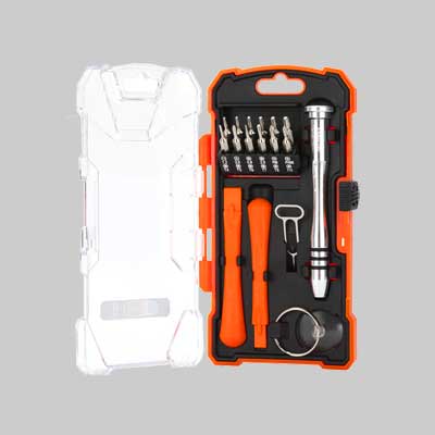 Kit Riparazione Per Smartphone E Pc 'Pg17A' 17 Pezzi - Pg Professional