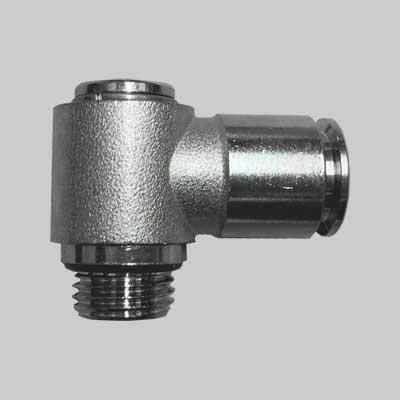 Raccordo Girevole A 'L' 1/4X10 Mm - 10 Pezzi- Spiralflex