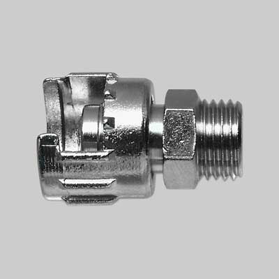 Raccordo Con Dado Fresato 1/4 - 10 Pezzi- Spiralflex