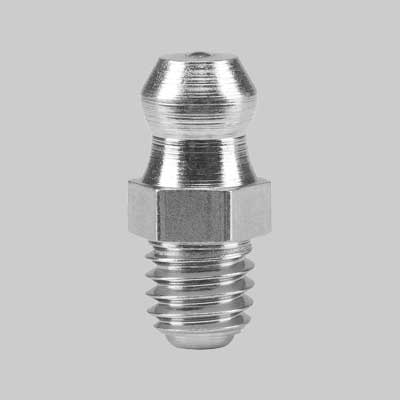 Ingrassatore Tipo Hydraulik Diritto 'Blister' 1/8 - 10 Pezzi- Pressol