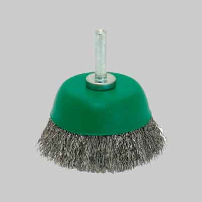 Spazzola A Tazza Inox Con Gambo 'Sit' Ø 75 Mm