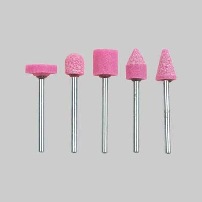 Serie Mole Abrasive 'Pg' 5 Pezzi - Gambo Ø 3 Mm - Pg Professional