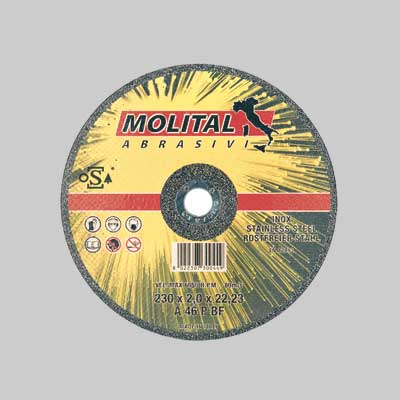 Disco Da Taglio Per Inox Ø 115X1,6 Mm - 50 Pezzi- Molital