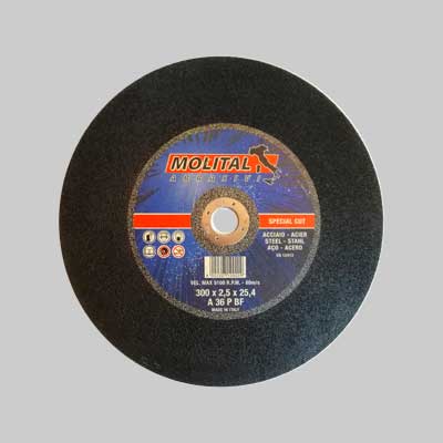 Disco Da Taglio Per Ferro Per Troncatrici Ø 300X2,5 Mm - 10 Pezzi- Molital