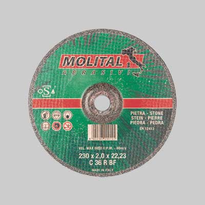 Disco Da Taglio Per Marmo Sottile Ø 230X2,0 Mm - 25 Pezzi- Molital