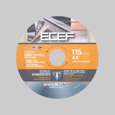 Disco Diamantato Per Ceramica Ø 115 Mm - Ecef