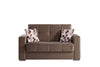 Divano 2 Posti Con Cassettone 2 Cuscini Braccioli ALBA CM. 158x85x92