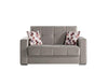 Divano 2 Posti Con Cassettone 2 Cuscini Braccioli ALBA CM. 158x85x92