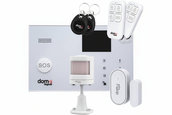 Kit Di Allarme Wireless Wifi/Gsm Pronto All'Uso Dome Beghelli