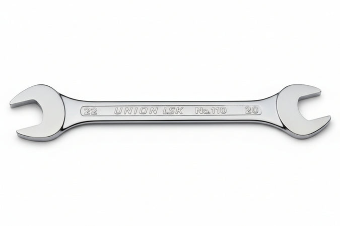 Chiave A Forchetta Cromata Doppia Fissa- -Mm.6X7 - 6 Pezzi