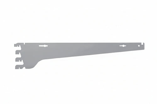 Mensola 4 Ganci Inclinabile 13 ° Passo 25 4A Verniciata Grigio Ral 7035 Mm.400 Portata Kg.90 A Coppia