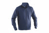 Felpa Con Zip Cotone E Poliestere Tg.2Xl Navy