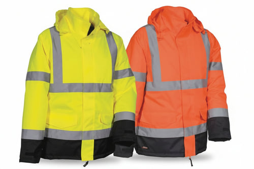 Giacca Imbottita Namsos Ad Alta Visibilita' Tg.M Giallo Fluo/Navy Cofra