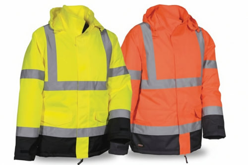 Giacca Imbottita Namsos Ad Alta Visibilita' Tg.Xl Giallo Fluo/Navy Cofra