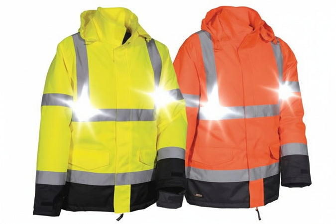 Giacca Imbottita Namsos Ad Alta Visibilita'- - Tg.Xl - Arancio Fluo/Navy - 1 Pezzi Cofra