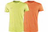 T-Shirt Fluo Manica Corta- - Tg.Xl - Yellow - 100% Cotone - 3 Pezzi U-Power