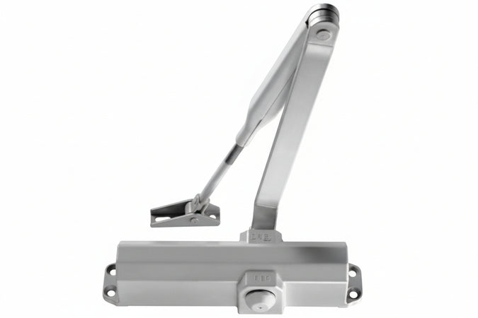 Chiudiporta Aereo Is20 3711 Argento S/Fermo, Mm.205X53X46H. (371100003) Iseo