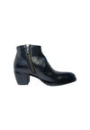ROCCO P Scarpe Donna Rocco P Stivaletto con tacco basso in pelle opaca-Chiusura con cerniera da donna