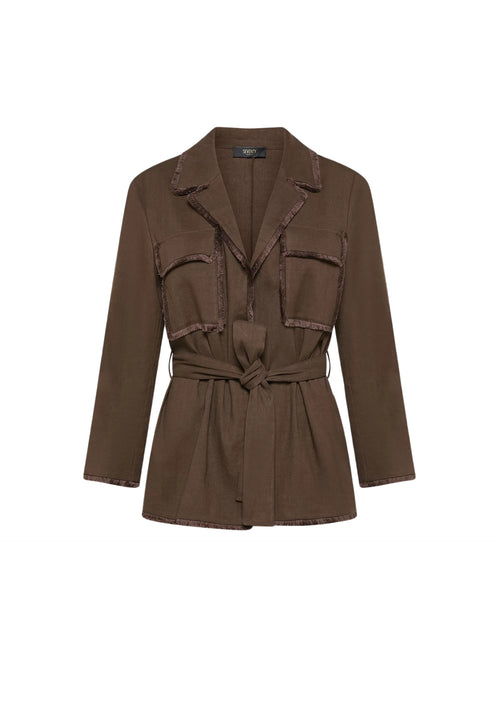 SEVENTY Giacca Donna Seventy con frange da donna