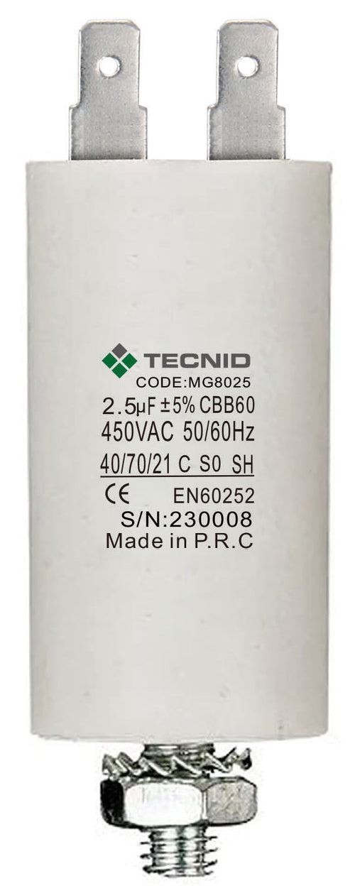 Condensatore Per Elettropompe 4 Poli Uf 16