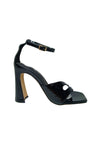 CRIS VERGRE' Scarpe Donna Cris Vergre Sandalo nero con tacco scultura. Chiusura con cinturino. da donna