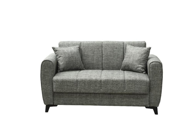 Divano 2 Posti Contenitore cm. 149x78x78 Tessuto Delhi Mina