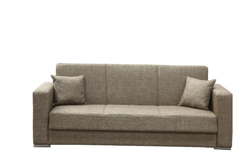 Divano Letto 3 Posti Futuro cm. 220x84x82 cm Tessuto Futura Mina