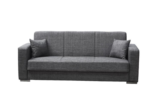 Divano Letto 3 Posti Futuro cm. 220x84x82 cm Tessuto Futura Mina