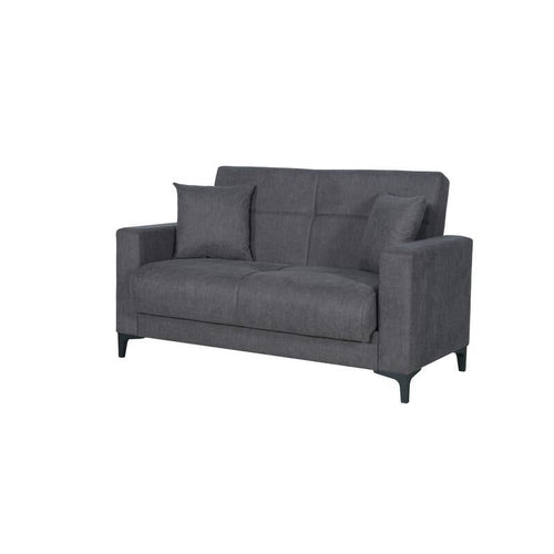 Divano 2 Posti Contenitore cm. 152x87x90 Tessuto Bravo Bacos