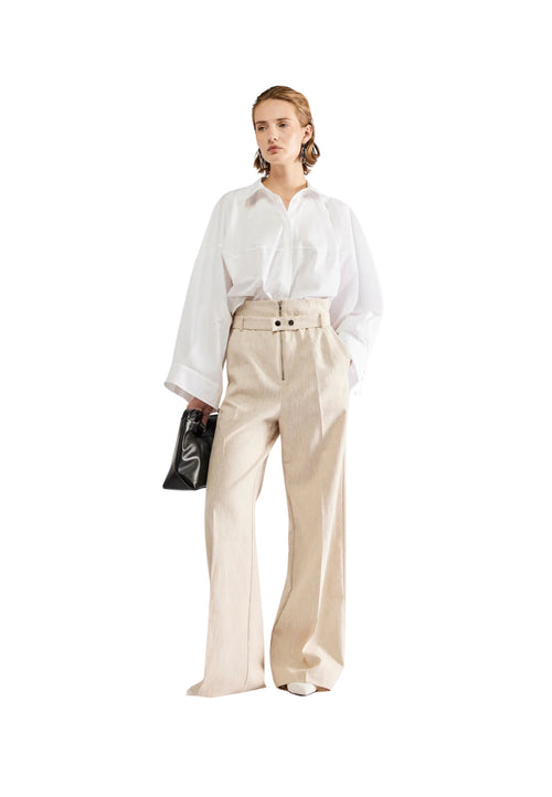 ERIKA CAVALLINI Pantalone Donna con cintura in vita da donna
