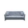 Divano Pronto Letto 3 Posti cm. 210x88x82 con contenitore Loren Velluto