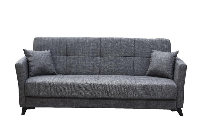Divano Pronto Letto 3 Posti cm. 210x88x82 con contenitore Loren Velluto
