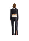 ERIKA CAVALLINI Pantalone Donna con baschina rigirata da donna