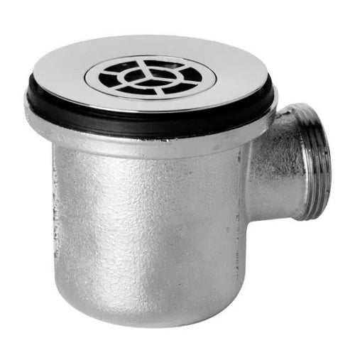 Piletta Sifonata In Ottone Per Piatti Doccia Ø80 C/Codolo Ø32 Omp