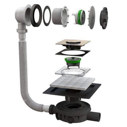 Colonna Scarico Vasca In Polipropilene Bonomini S.R.L.