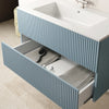 Mobile Bagno Sospeso Modello Sophia 80Cm Base Sospesa -Lavabo - Cashmere -Specchio Escluso Mobo