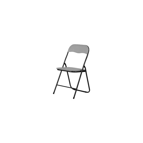 Sedia Pieghevole Polo Nero/Grigiochiaro- 6,0 Pz