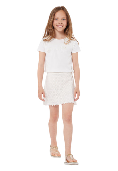 MICHAEL KORS Gonna Bambina Michael Kors in pizzo da bambino