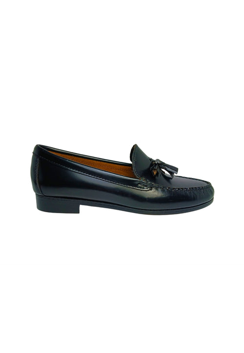 SEBAGO Scarpe Donna Sebago Mocassino in pelle-Nappine- Suola in cuoio-Vestibilita stretta da donna