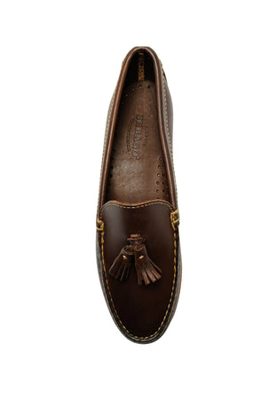 SEBAGO Scarpe Donna Sebago Mocassino in pelle-Nappine- Suola in cuoio-Vestibilita stretta da donna